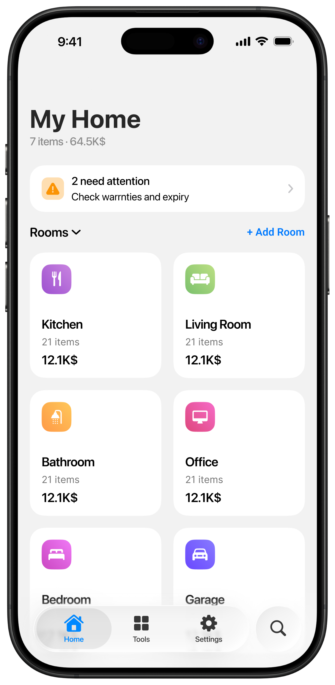 HomeStock — rooms in My Home